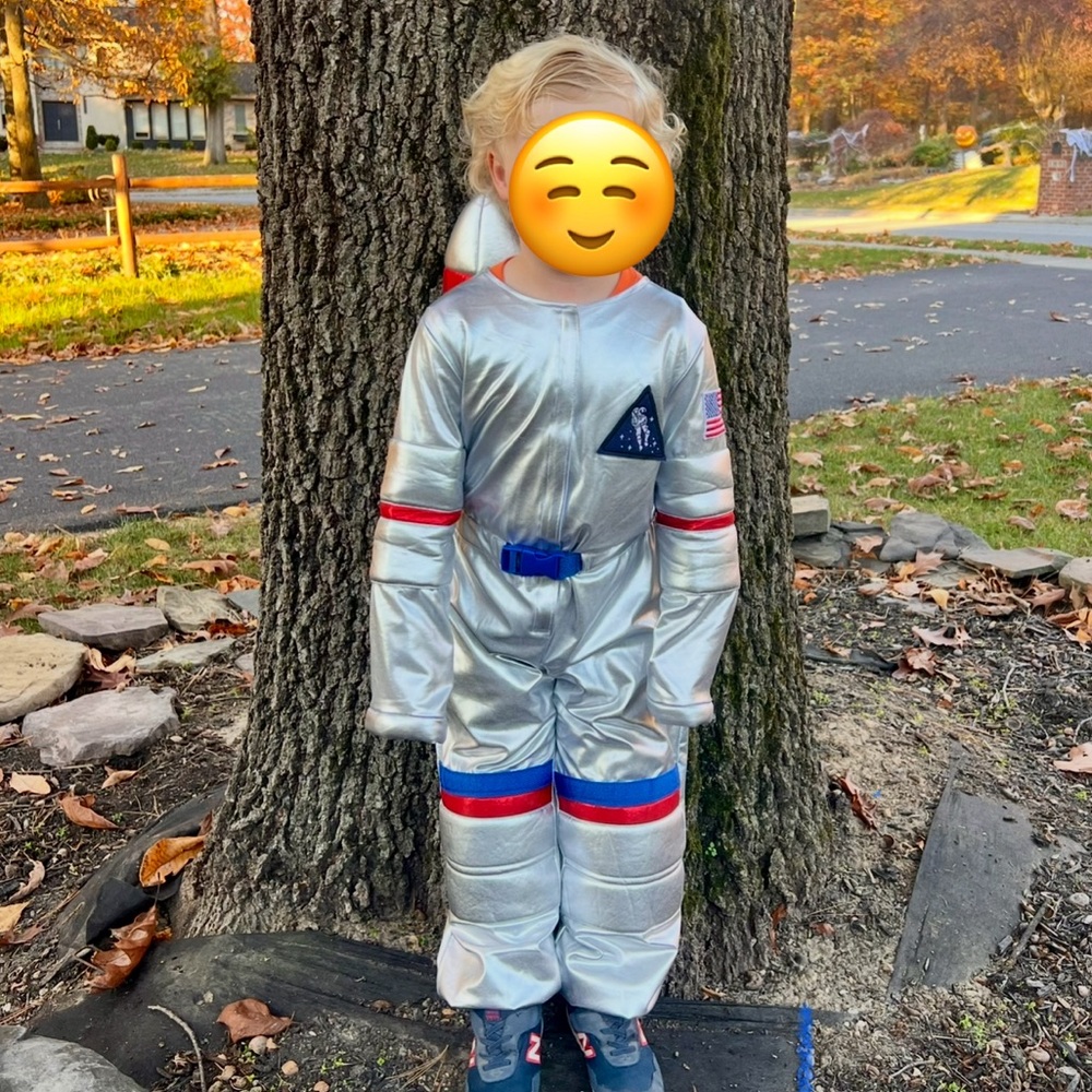 Pottery Barn Kids Silver Astronaut Costume